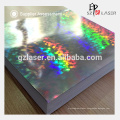 Anti-counterfeit holographic paper for lamination